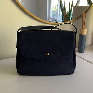 Vintage suede Pierre Balmain bag